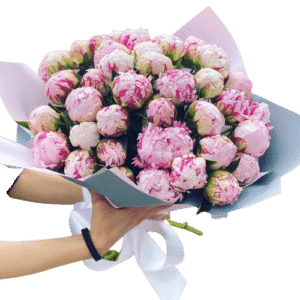 זר פיונים - משלוח פרחים ליום שישי